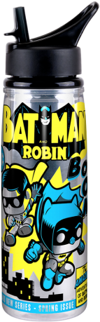 Funko Dc Batman And Robin Water Bottle (560x560), Png Download