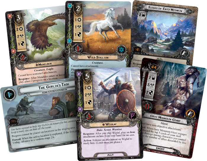 Lotr Lcg Roam Across Rhovanion Card Fan - Lord Of The Rings Lcg: The Mountain (700x544), Png Download