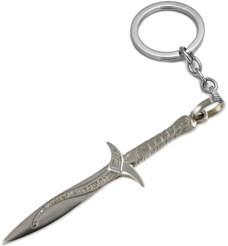 Lotr Keychain "sting Sword" - Hobbit Keychain (453x480), Png Download