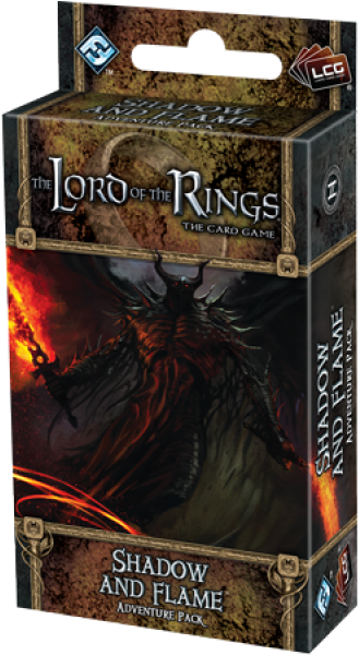 Shadow And Flame - Lord Of The Rings Lcg: The Long Dark (500x600), Png Download