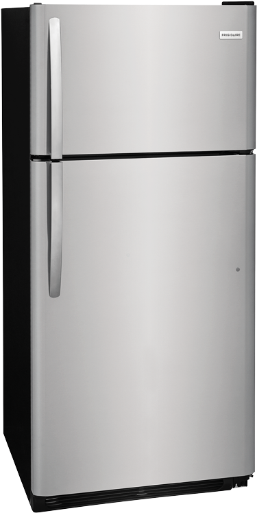 Frigidaire Top Freezer Refrigerator - Frigidaire 18 Cu. Ft. Top Freezer Refrigerator Fftr1821ts (519x804), Png Download