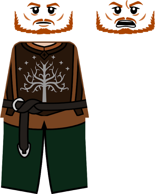 Lotr - Real - Face2 - Clear - The Lord Of The Rings (524x640), Png Download