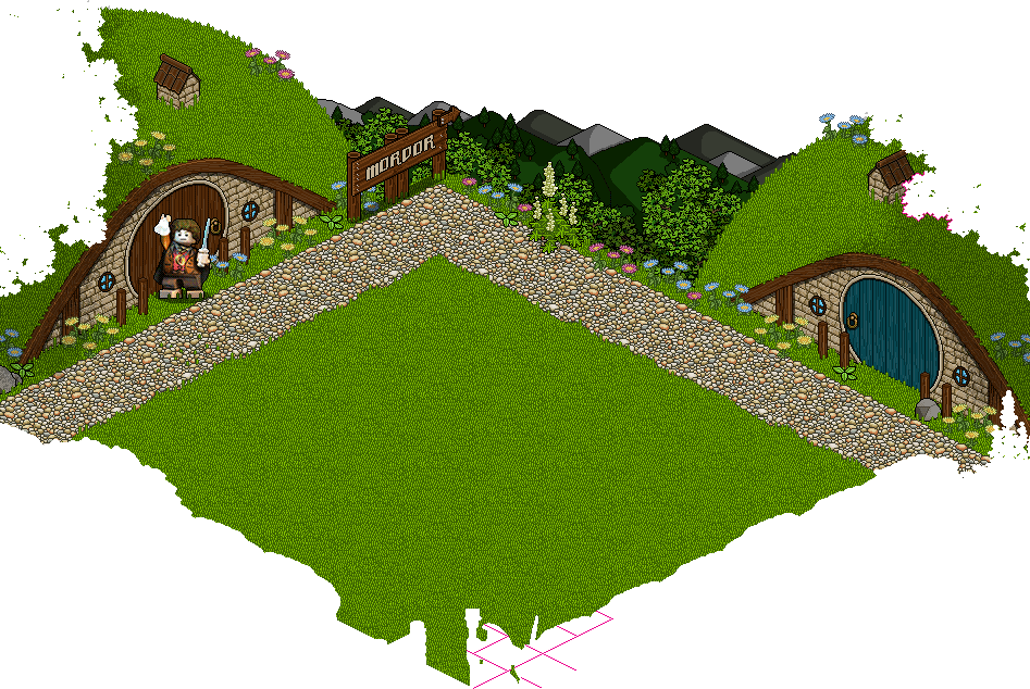 Rt Lego 03 - Habbo Lord Of The Rings (947x634), Png Download