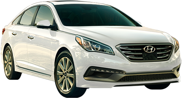 Hyundai Sonata - White 2017 Hyundai Sonata (640x352), Png Download