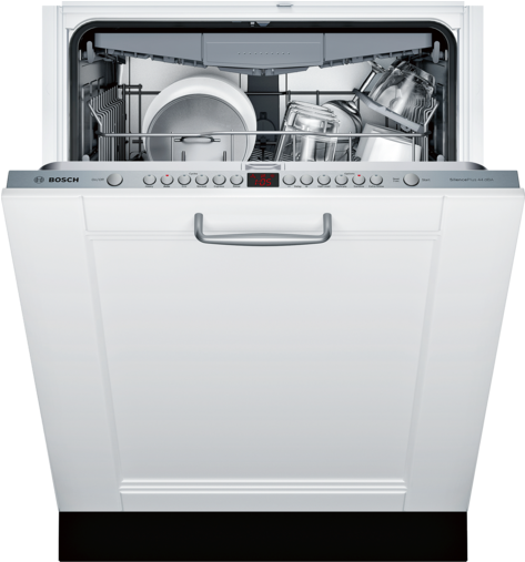 Bosch Custom Panel-ready 24" Dishwasher - Sgv68u53uc (900x506), Png Download