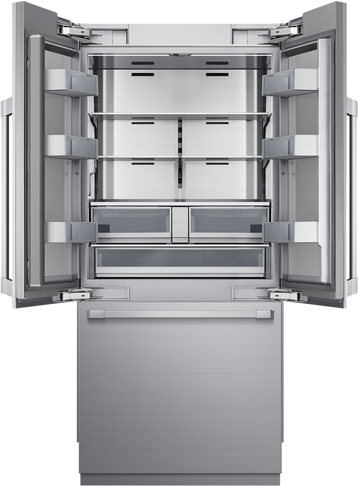 Dacor Cooling Refrigeration Bottom Freezer Drf36 Stainless - Dacor Drf367500ap (1025x1025), Png Download