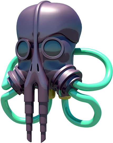 Oxygen Supply To Gas Mask (600x647), Png Download