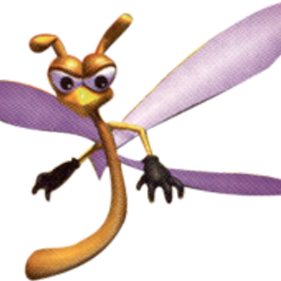 Sparx The Dragonfly - Sparx Dragonfly Transparent Gif (400x400), Png Download