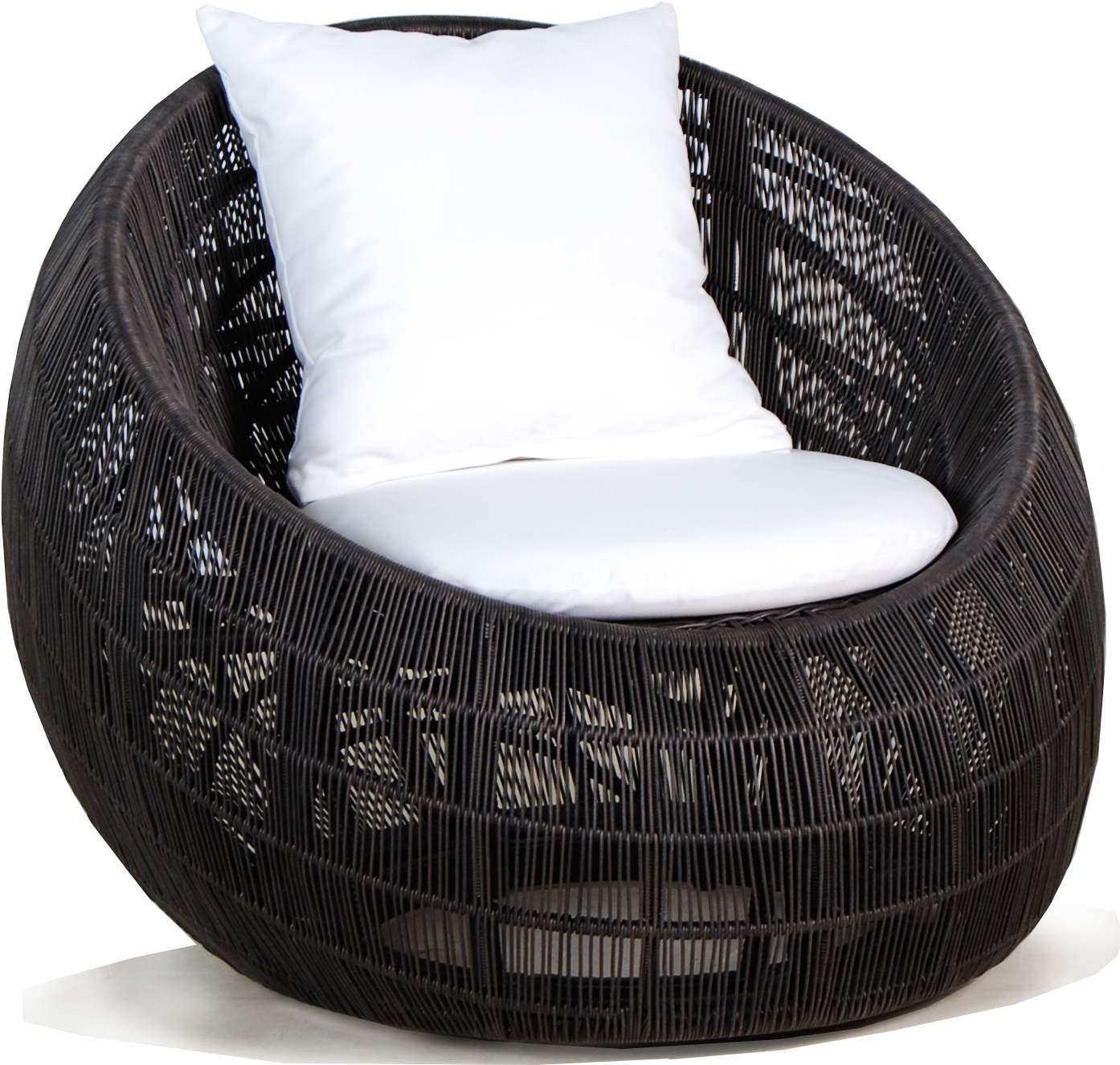 Elana Rope Woven Club Chair Hospitality Hotels Spas - Chair (1429x1395), Png Download
