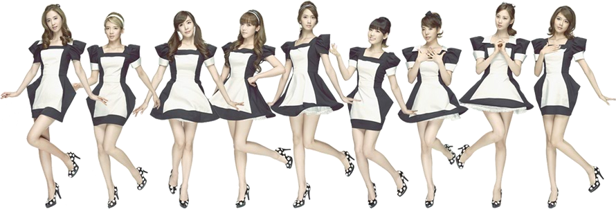 Soshi Transformed - Snsd Png Into The New World (890x302), Png Download