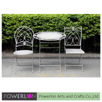 Outdoor Furniture Wrought Iron Garden Line Patio Set - Furniture (350x350), Png Download