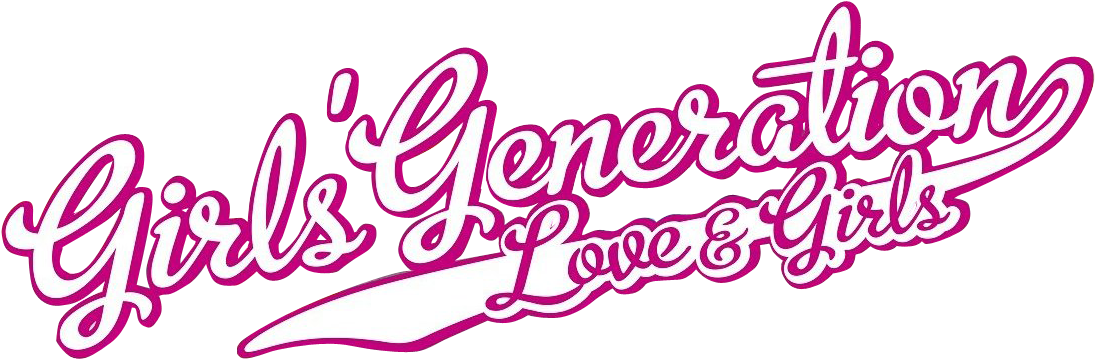 Snsd Png [render] Love N Girls Logo By Pikudesign On - Girls Generation Logo Png (1452x569), Png Download