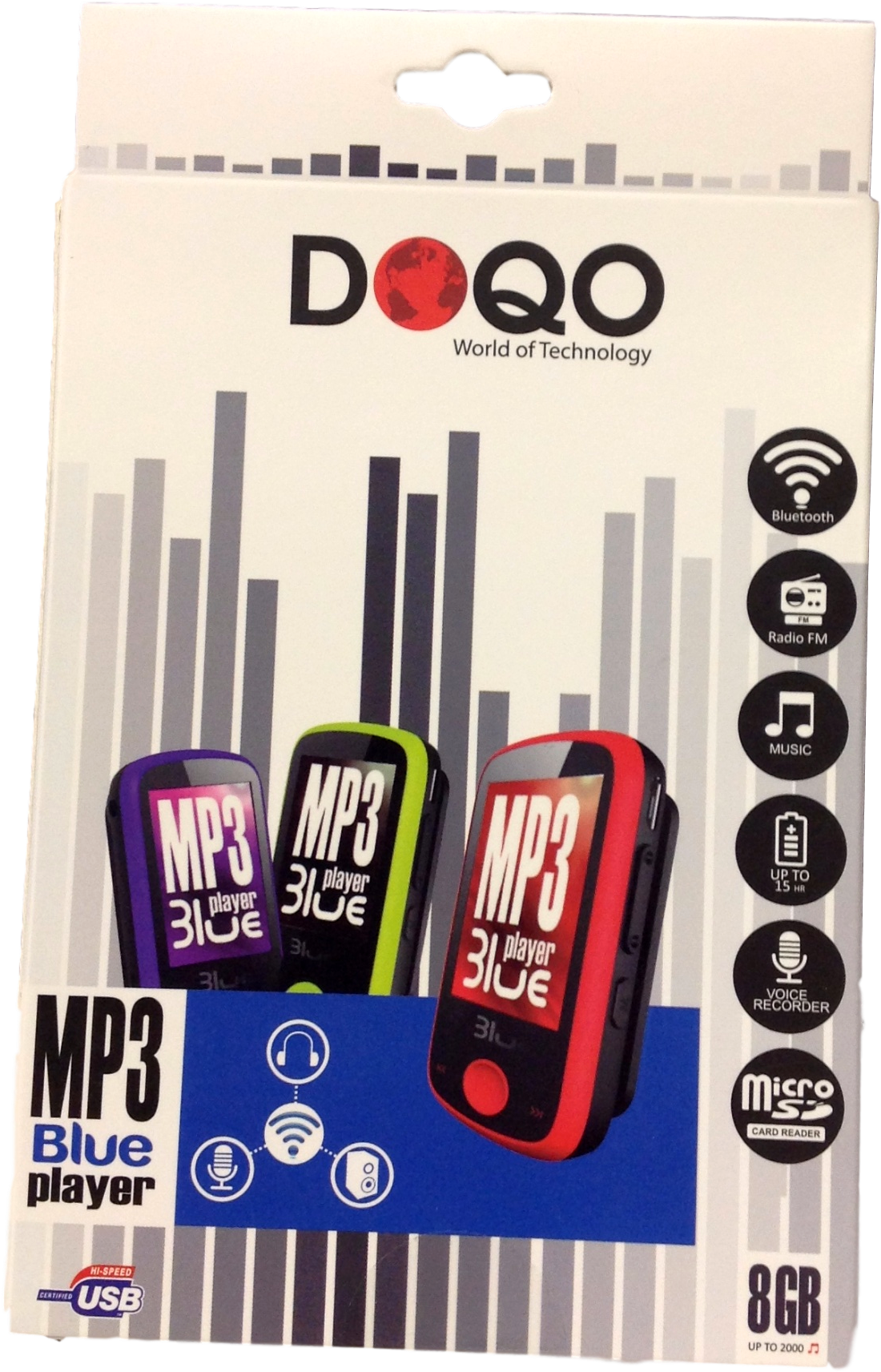 Doqo Kosher Mp3 Player & Voice Recorder - Birthday Candle (1671x1938), Png Download