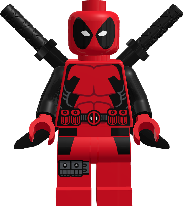 Minifigures Com Deadpool (1440x900), Png Download