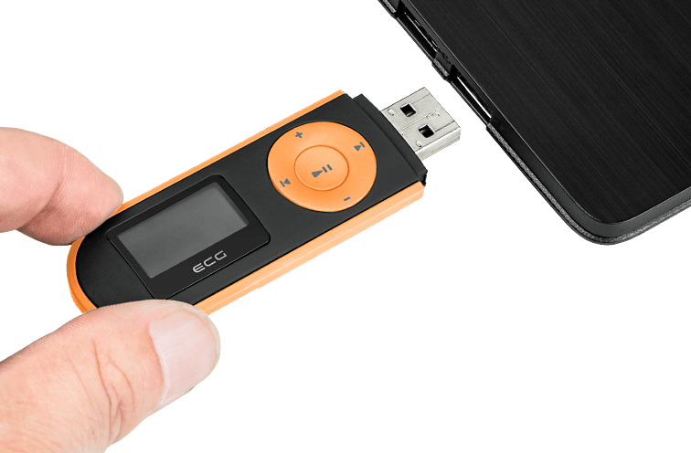 Ecg Pmp 20 4gb Black&orange - Mp3 Player (756x496), Png Download