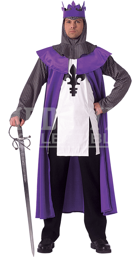 Mens Renaissance King Costume - Renaissance King Men's Medieval Costume (850x850), Png Download