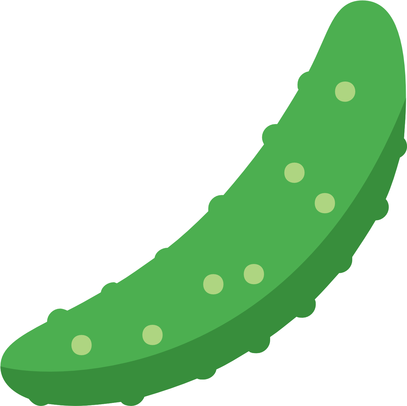 Cucumber Icon Png (1600x1600), Png Download