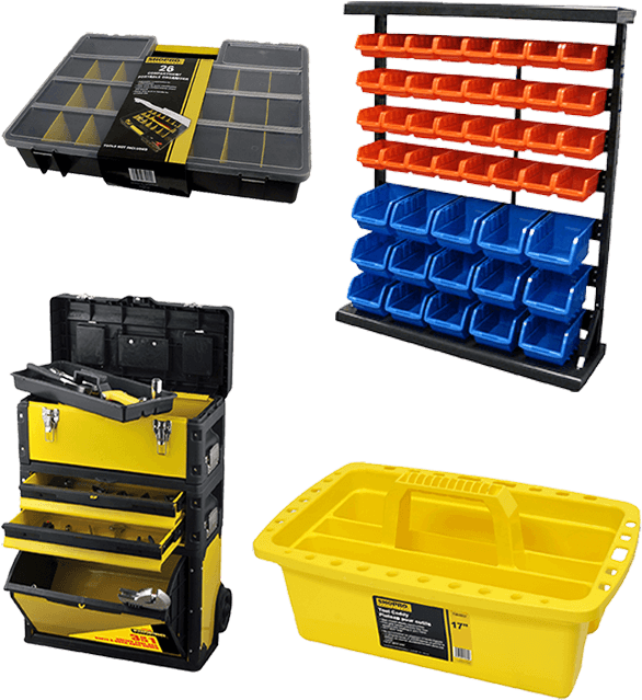 Tool-boxes - Wilmar W5193 Half Bulk Bin Storage Rack (658x800), Png Download