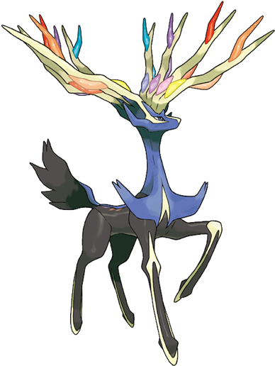 Xerneas Is The Mascot Legendary Pokémon For Pokémon - Pokémon X [3ds Game] (402x530), Png Download