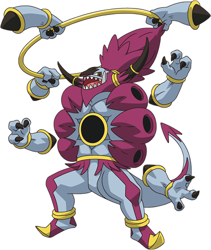 600px 720hoopa 720hoopa Unbound Xy Anime - Hoopa Png (412x488), Png Download