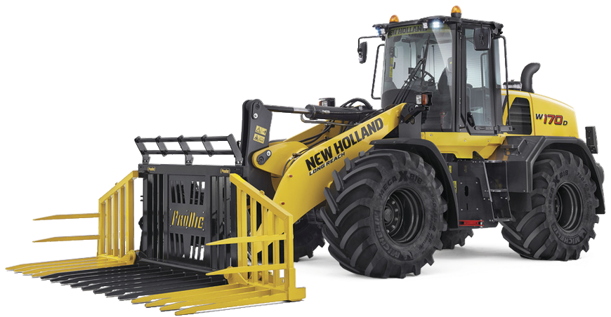 Wheel Loaders - New Holland W 170 D (900x610), Png Download