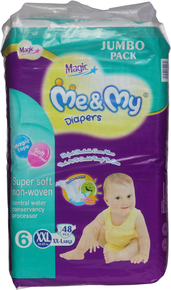6930862720980 - Me And My Diapers (1000x1000), Png Download