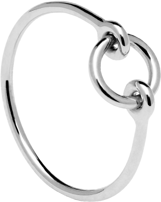 Chance Silver Ring - Pd Paola Amuletto Silver Ring An02-108 (1000x1000), Png Download