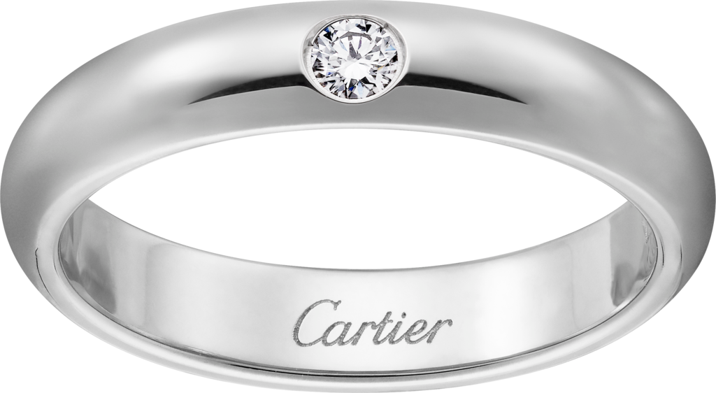 1895 Wedding Bandplatinum, Diamond - Wedding Band (1024x562), Png Download