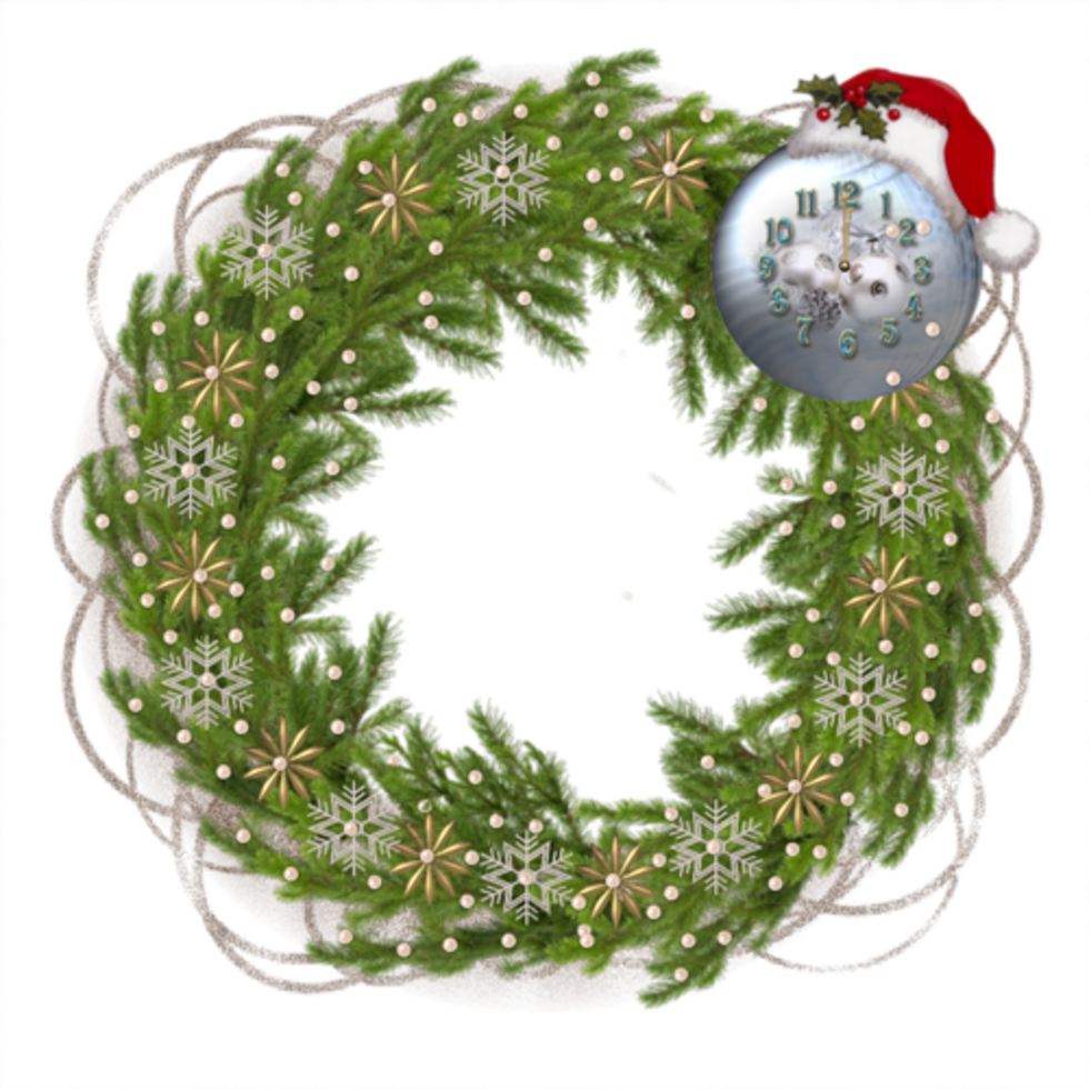 Cadre De Noel - Gifs (980x980), Png Download