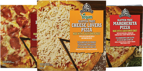Farm Boy Gluten Free Cauliflower Crust Pizzas - Crust (500x500), Png Download