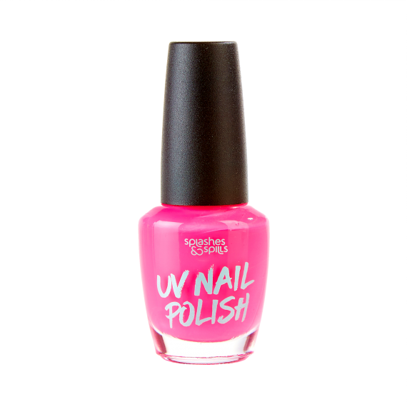 Uv Nail Polish - Splashes & Spills Halloween Nail Polish - Uv Pink (570x570), Png Download