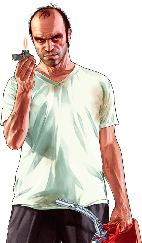 Download File - Gta V Trevor Png (600x983), Png Download