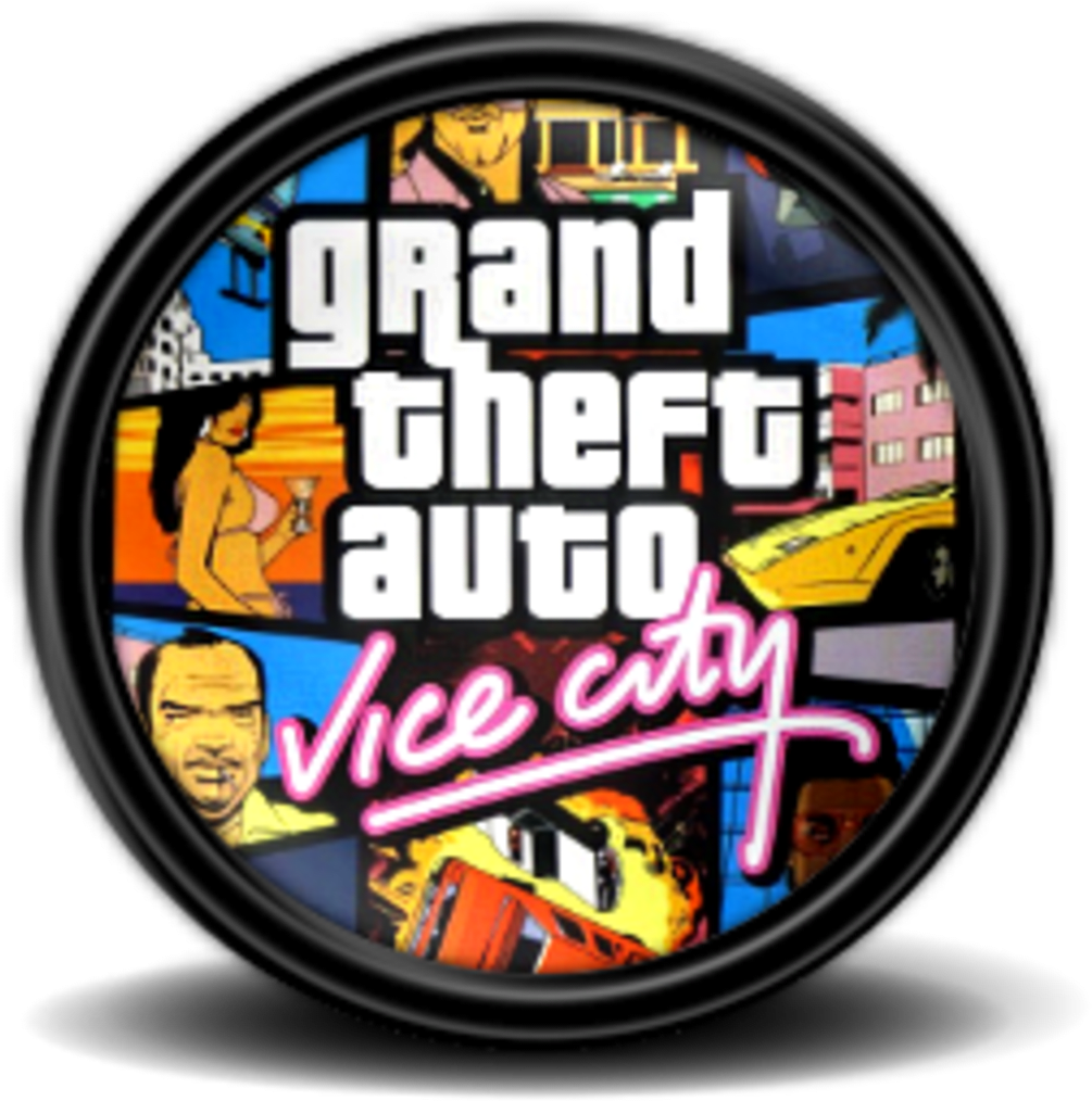 Grand Theft Auto - Gta Vice City (1020x1020), Png Download