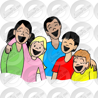 Friends Laughing Picture For Classroom / Therapy Use - Cartoon (380x380), Png Download