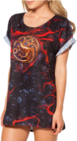 Team Targaryen Bft - Game Of Thrones Mask: House Targaryen Dragon (303x454), Png Download