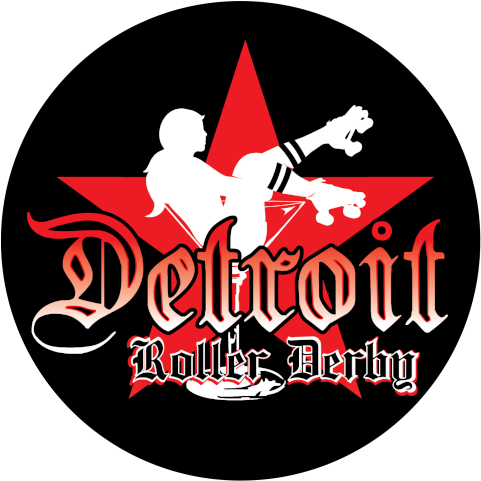Detroit Roller Derby - Detroit Roller Derby Logo (500x500), Png Download