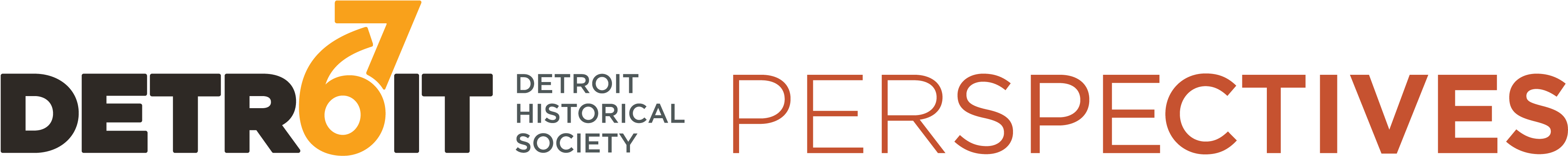 Perspectives Public Opening Weekend - Detroit 67 Logo Historical Society (3964x1201), Png Download