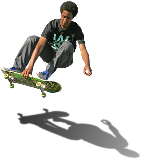Go To Image - Skateboarding Png (720x720), Png Download