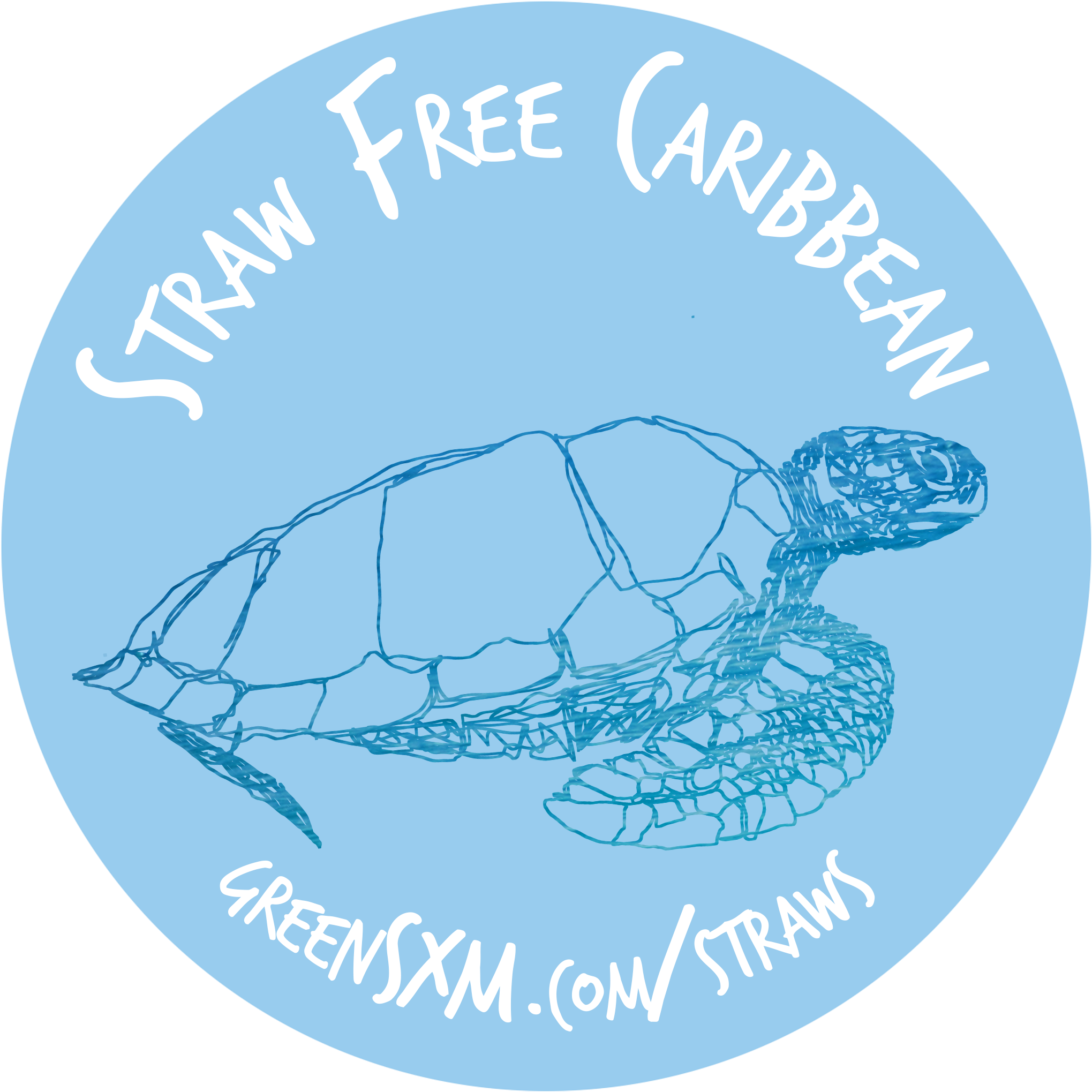 Straw Free Caribbean High Res - Sint Maarten (2480x2480), Png Download