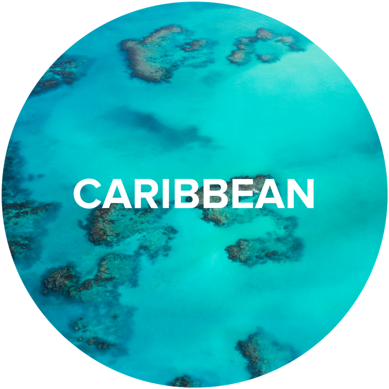 Popular Destinations - Caribbean - Circle (800x800), Png Download
