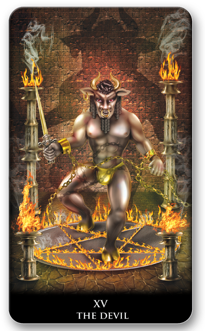 The Devil - Tarot Card - Empress New Babylonian Tarot By Roxana Paul (420x668), Png Download