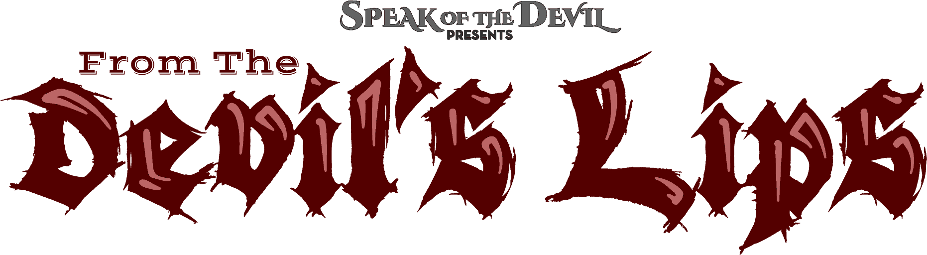 Speak Of The Devil Presents From The Devil's Lips Png - Graphic Design (1920x1080), Png Download