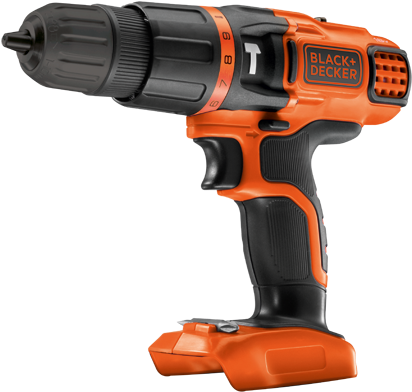 Zoom - Black & Decker Cordless Hammer Drill 18 Volt Lithium (720x540), Png Download