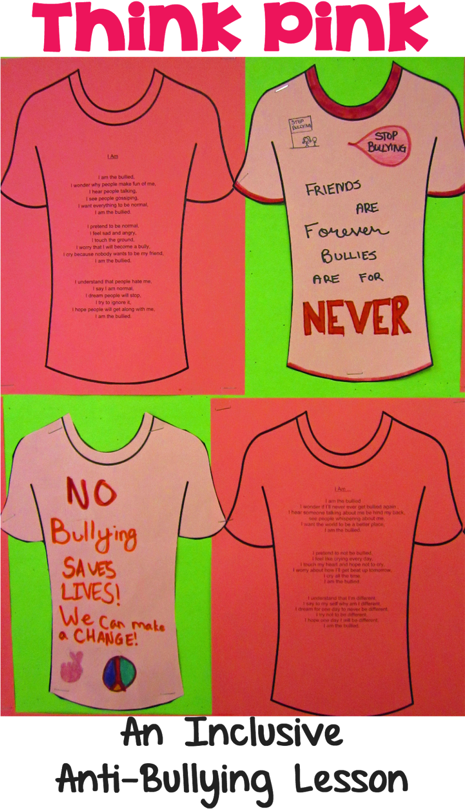 Anti-bullying Day Is A Day Celebrated On Various Dates - Bullying Activities Grade 2 Art (914x1600), Png Download