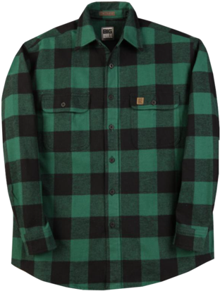 Big Bill Button Flannel Shirt - Big Bill Wool Plaid Jacket (320x480), Png Download