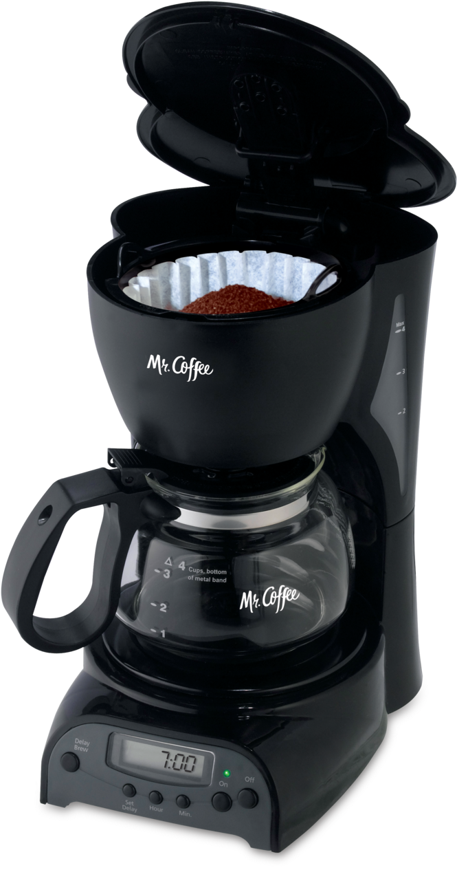1 - Mr Coffee 4 Cup (910x1317), Png Download