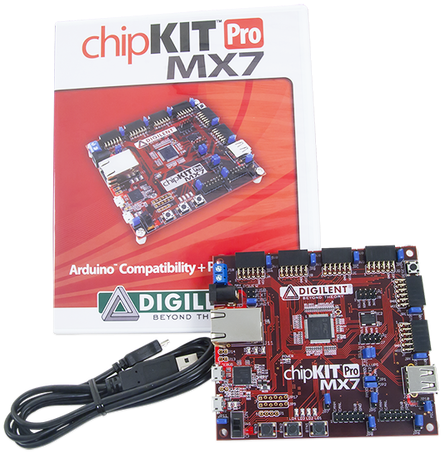 Chipkit Pro Mx7 With Box - Digilent Chipkit Pro Mx7 Pic32mx Development Kit, 410-296 (500x500), Png Download