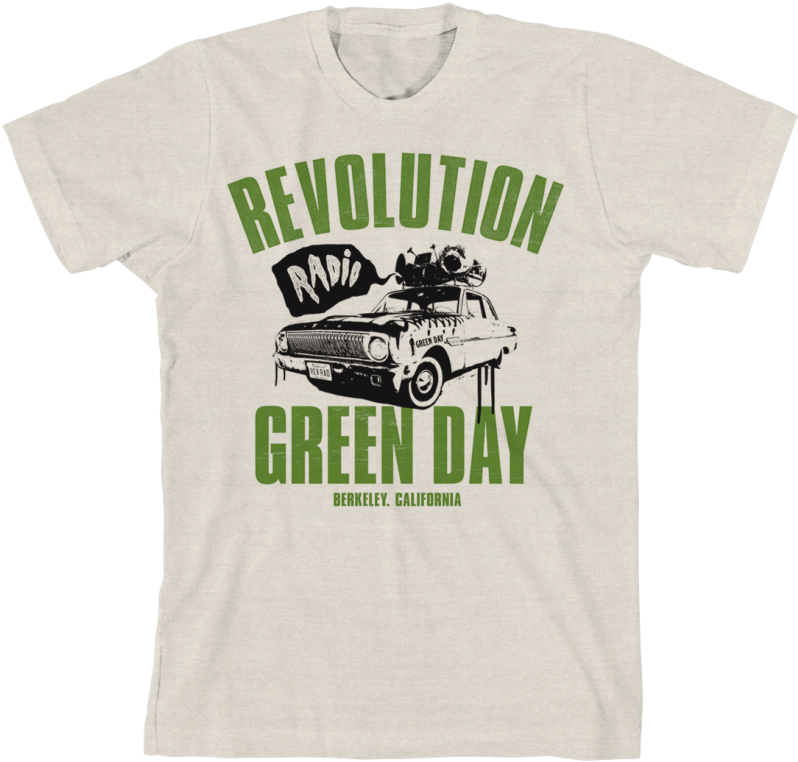 Green Day Revolution Radio Shirt (800x800), Png Download