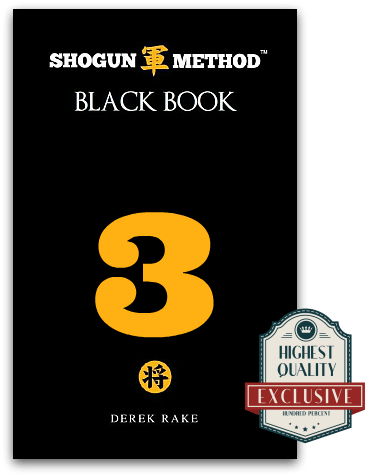 Shogun Method Black Book Vol - Book (377x478), Png Download
