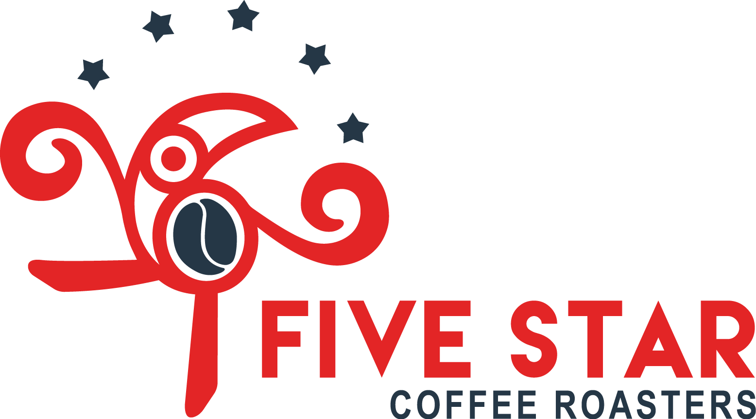 Our Five Star Coffee Co Logo Users The Five Stars Present - Five Star Coffee Roasters (1556x863), Png Download